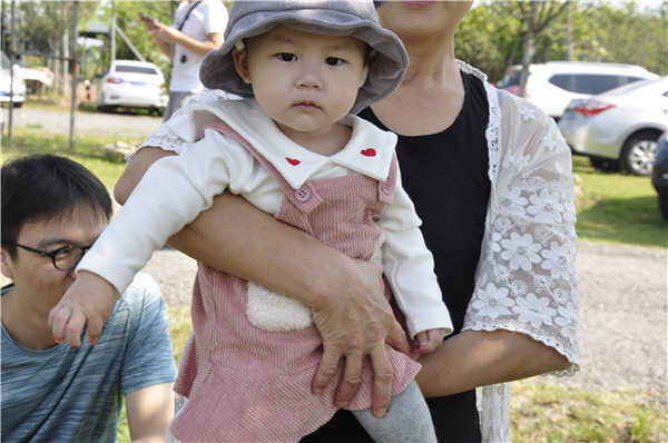 昕寶第一次參加親子活動